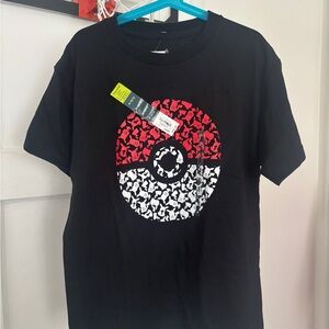 Black Kids Poké Ball Pokemon Graphic Tee - kids Medium 10-12